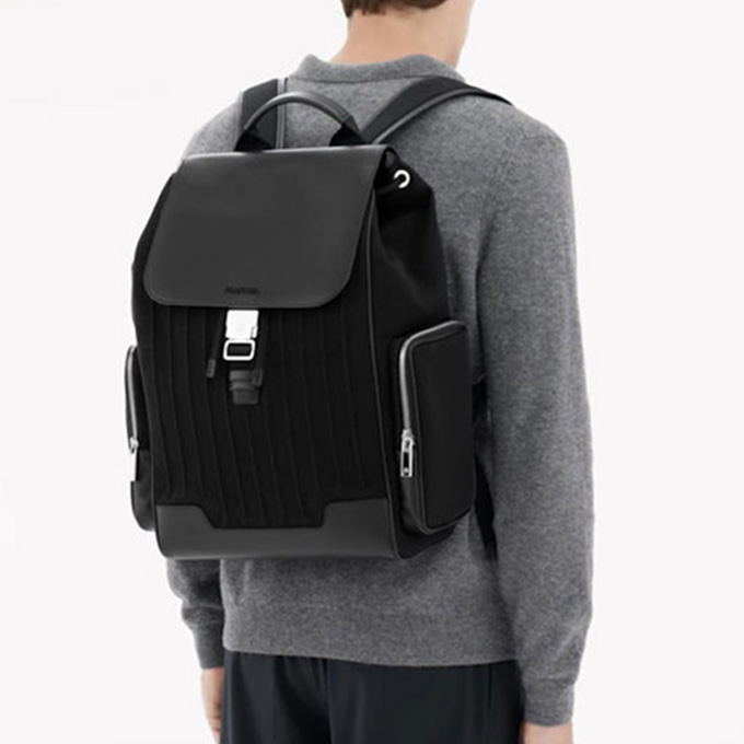 rimowa neverstill leather backpack large